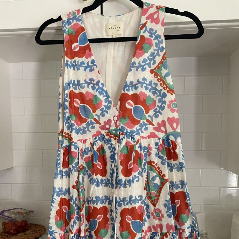 Sezane patterned dress